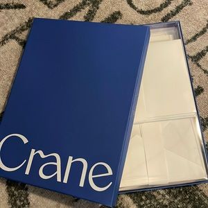 Crane navy triple half sheets paper